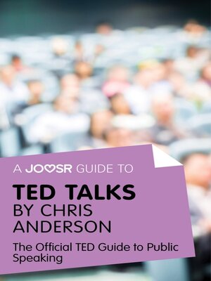 cover image of A Joosr Guide to... TED Talks by Chris Anderson
